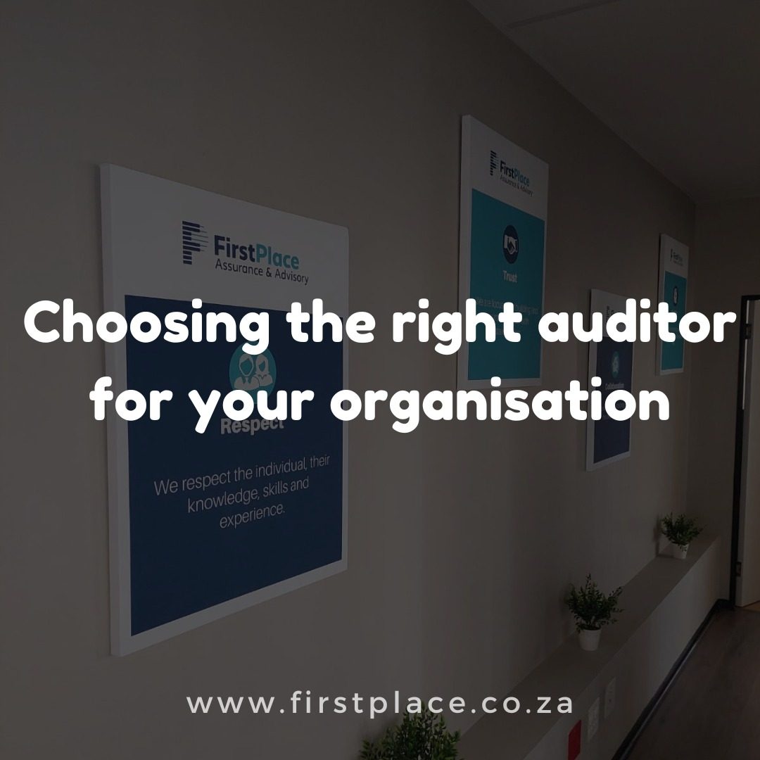 Choosing the right auditor for your organisation